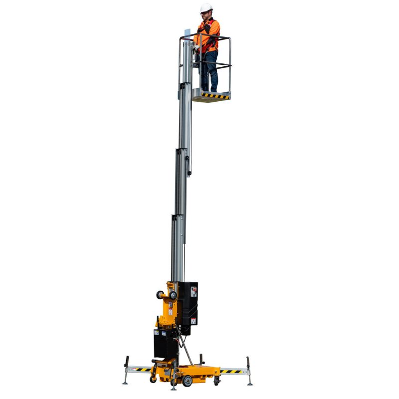 piattaforma Haulotte quick up 9 gialla estesa