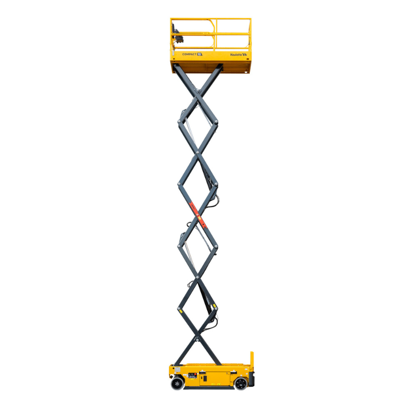 piattaforma aerea verticale a pantografo Haulotte Compact 12